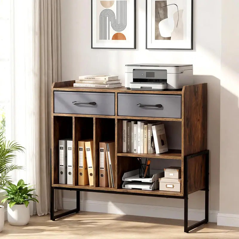 Support platine vinyle station recharge tiroirs tissu