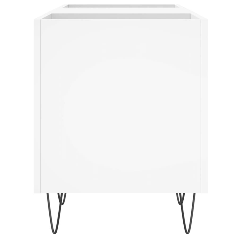 Meuble vinyle blanc 121cm salon